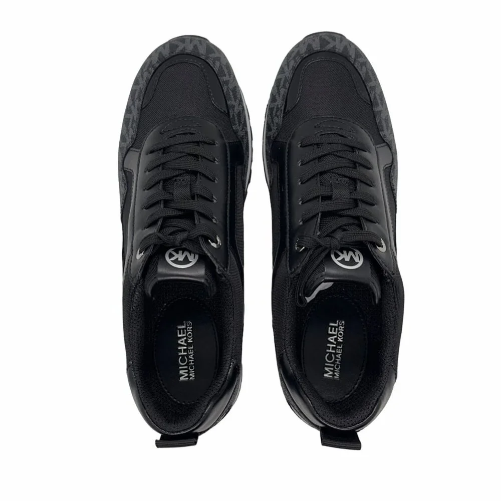 ✨MICHAEL KORS Wilma Trainer Sz 6.5 Women shoes Casual Sneakers Black 49S1WIFS1D✨ - Picture 6 of 10